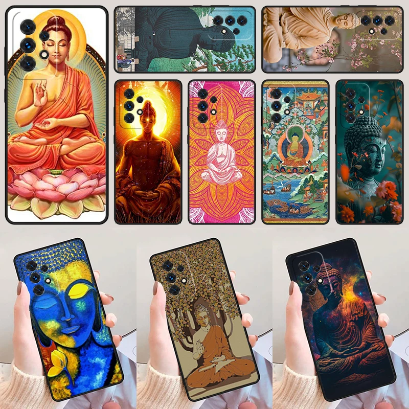 

Будда Гаутама для Samsung Galaxy A52 A72 A73 A20e A21S A50 A70 A11 A12 A42 A31 A40 A51 A71 A32 A80 A91, чехол для телефона