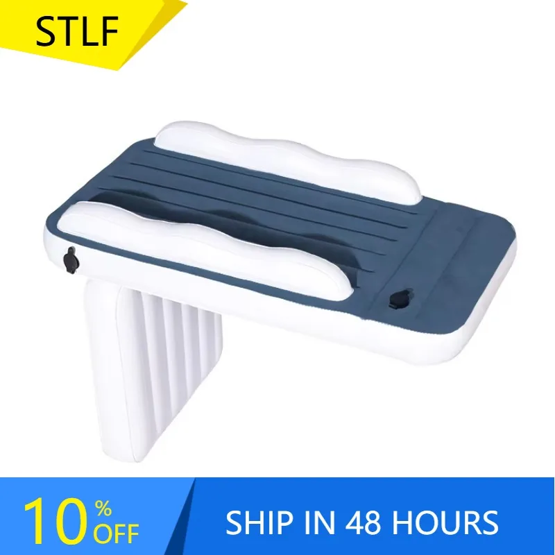 XMSJ Custom Inflatable Airplane Car Bed For Toddler Baby Airplane Seat Extender Bed For Kids Fly Travel Plane Bed With Hand Pump