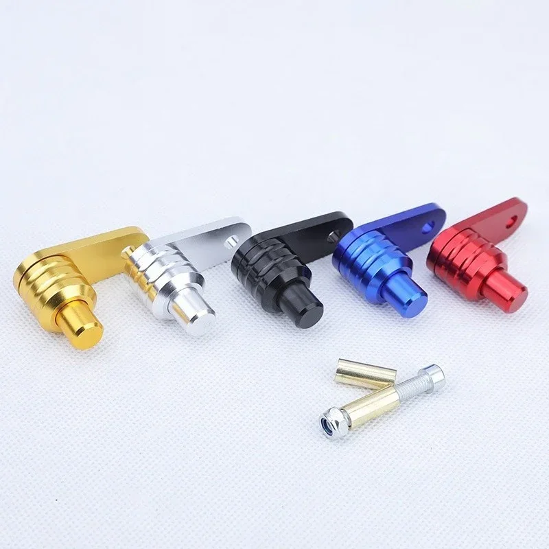 1Pc Motorcycle Modification Cow Horn Lock Buckle Electric Vehicle Universal Parking Switch Brake Lock Lever Lock Prevent Falls
