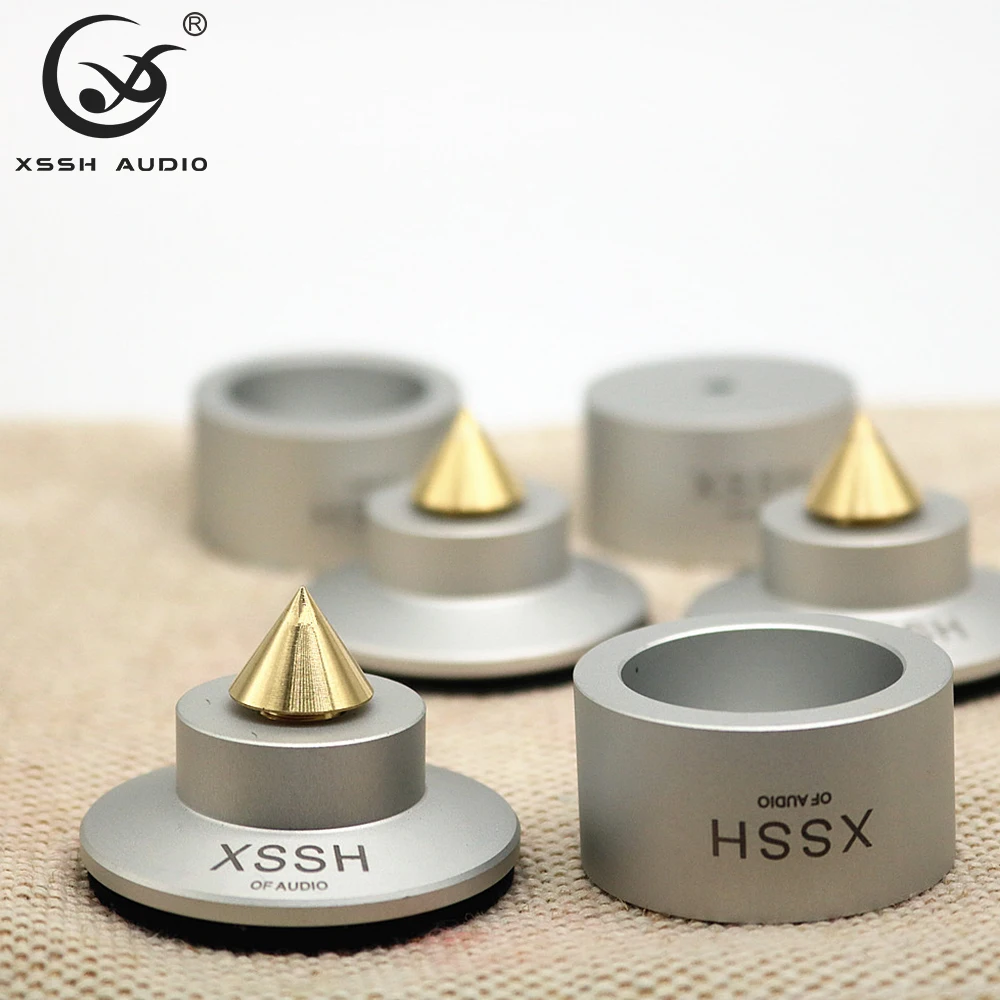 XSSH YIVO New Upgrade Spring Damping Shock Isolation Feet 4/8PCS OEM ODM HiFi Audio Pads For Amplifier CD Player Speaker Stand