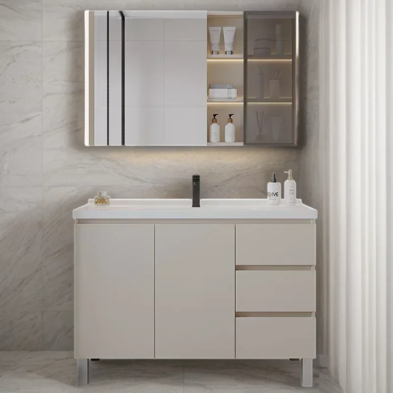 Storage Shelf Column Bathroom Cabinet Wall Pharmacy Wc Furniture Double Washbasin Open Cabinets Space Saving Sinks Arredo Bagno