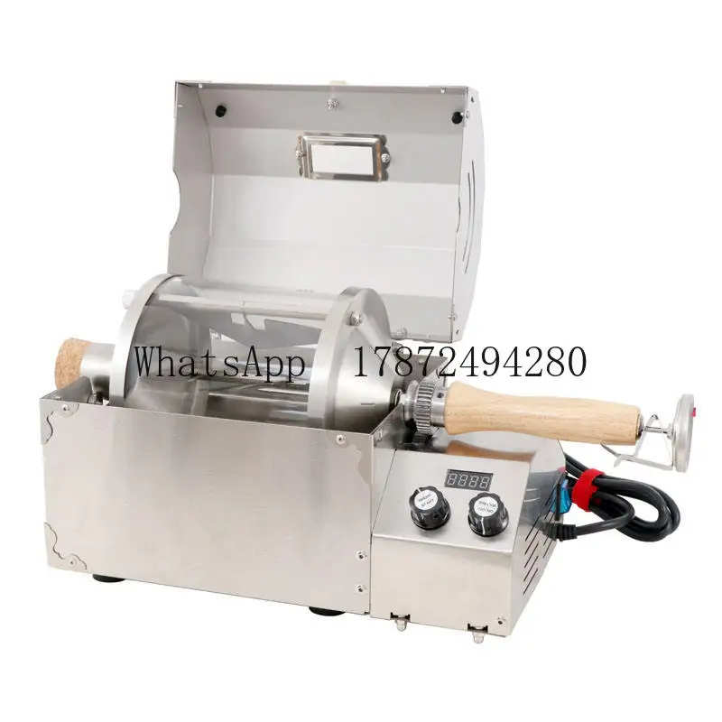 Commercial Adjustable Temperature Control Roaster Coffee Bean Cocoa Processing Machine