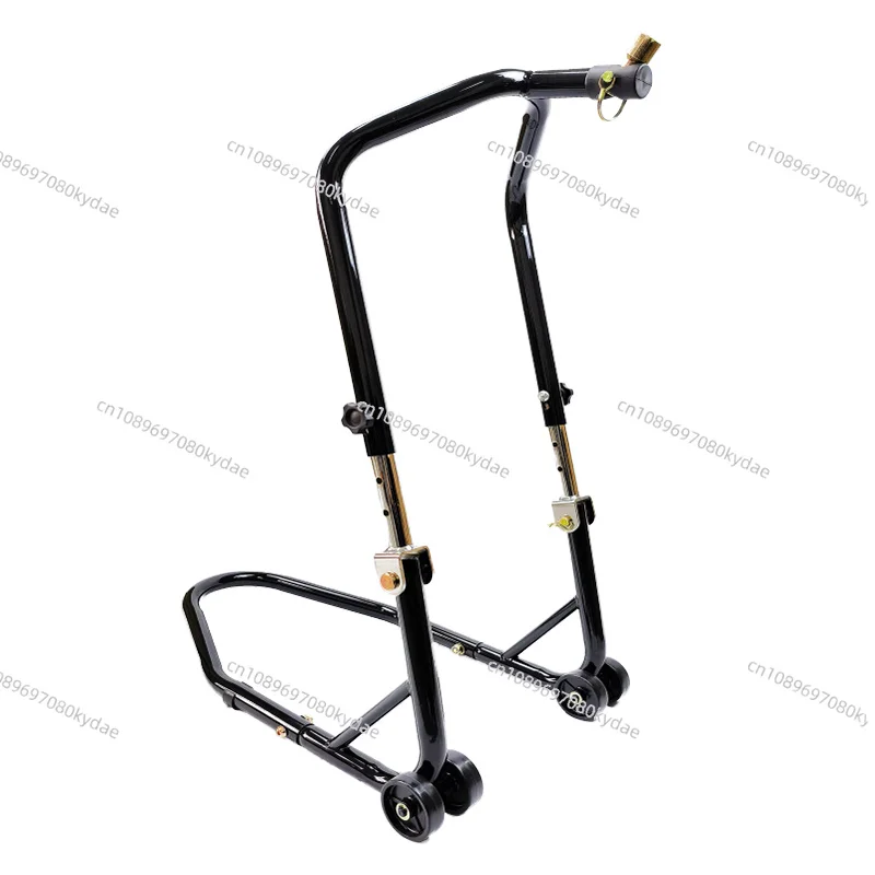 Adjustable Universal Motorcycle Stand Triple Tree Headlift Wheel Lift Frame Heavy-Duty Front/Rear Support Bracket Maintenance