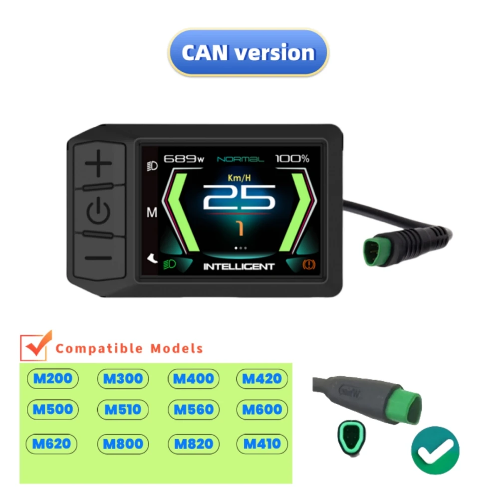 Bafang 600C TFT display M510 M600 M500 motor remove speed limit set wheel diameter dedicated display multilingual display