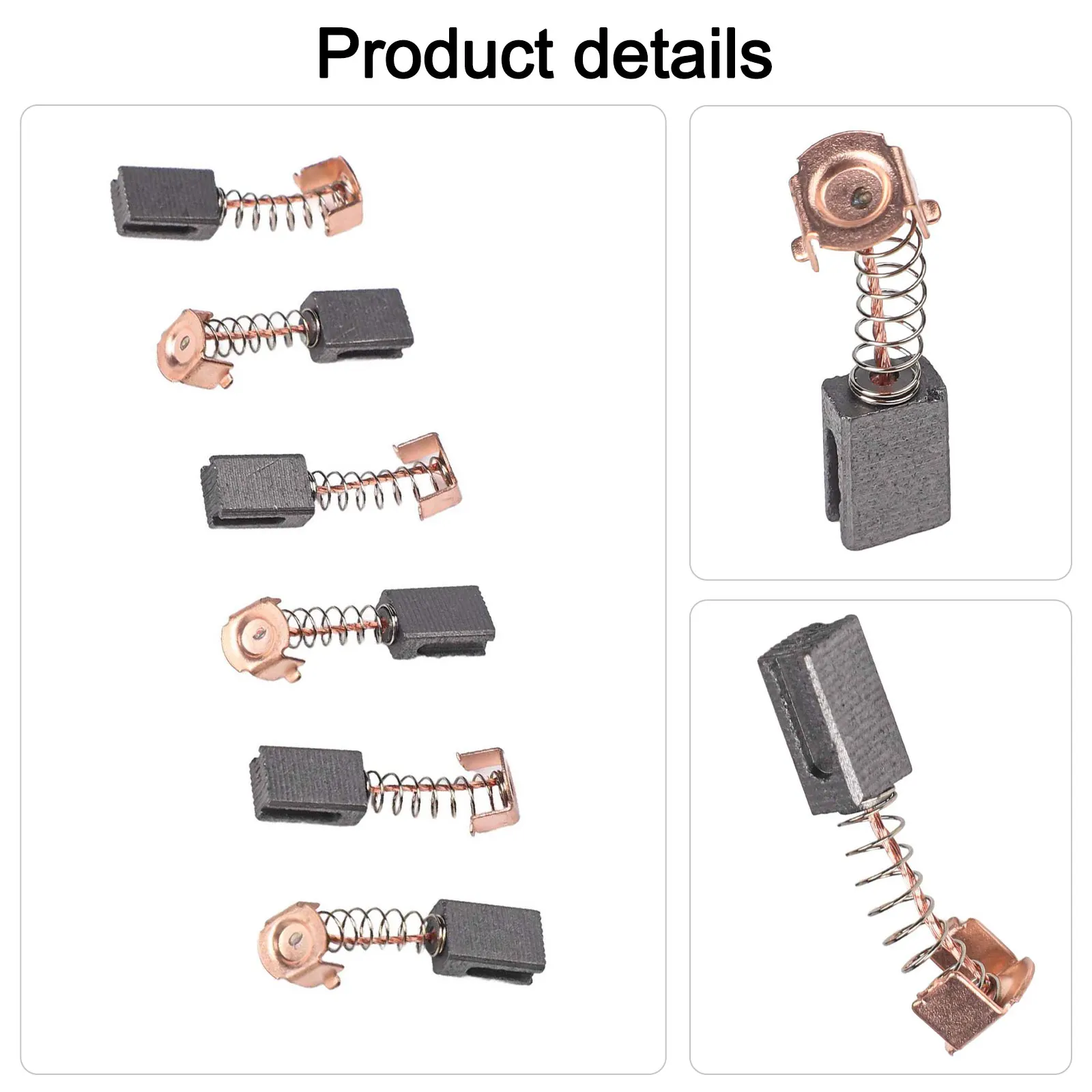 

For Angle Grinder Carbon Brush Power Tools 5x8x12mm Accessories Replacement Practical To Use Affordable Brand New