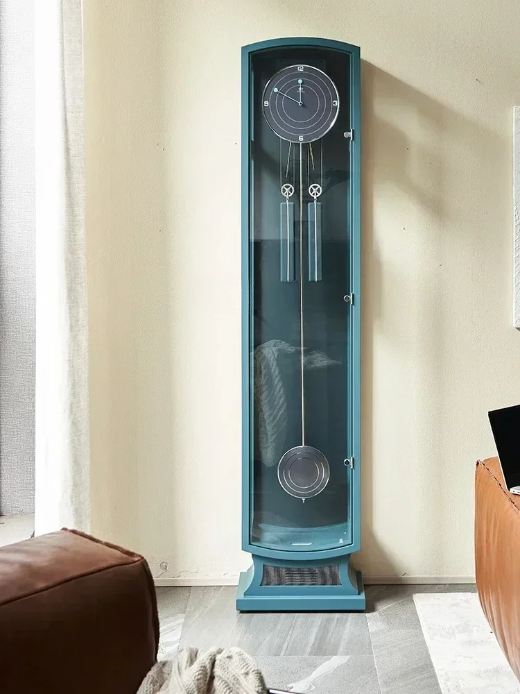 The Grandfather Clock Clock Living Room Home Smart Music Time-Reporting Clock Decoration Ornaments Vertical Bell