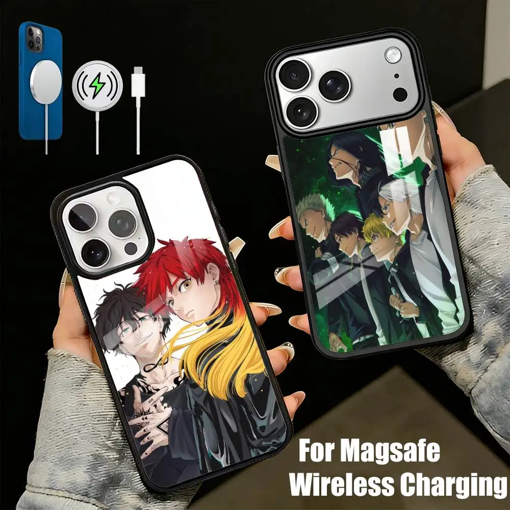 Anime Fighting W-WIND B-BREAKER Phone Case For iPhone17,16,15,14,13 Plus,Pro Max Magnetic For Magsafe Wireless Charging