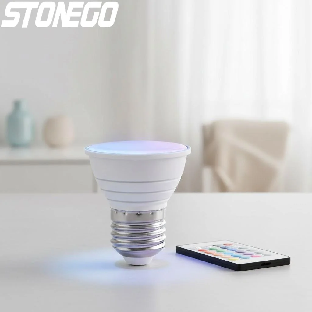 

Умная светодиодная RGB-лампа с пультом дистанционного управления - регулируемые цветные светильники для домашнего декора и потолочных точечных светильников