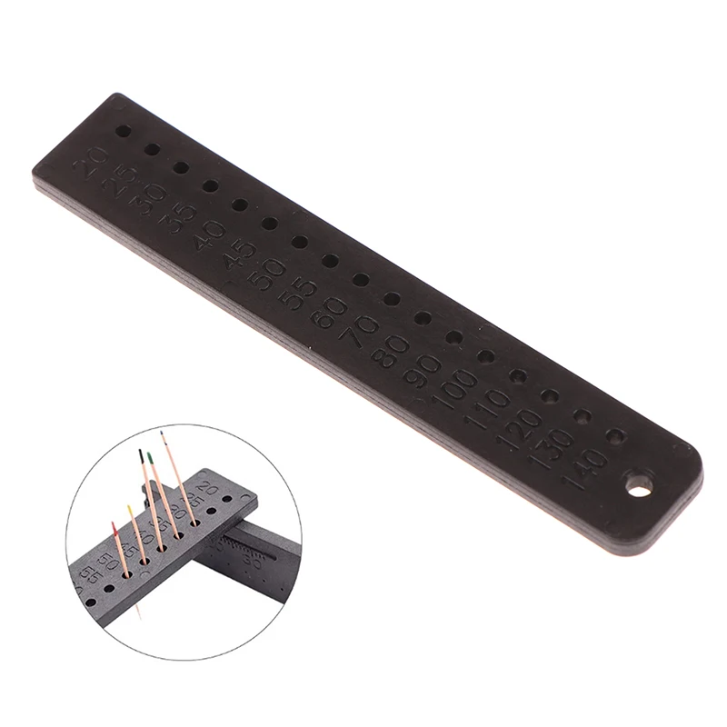 1 قطعة مسطرة قياس الأسنان أدوات قياس المدى مع مقياس درجات الحرارة العالية أدوات مواد اللبية للأسنان #3