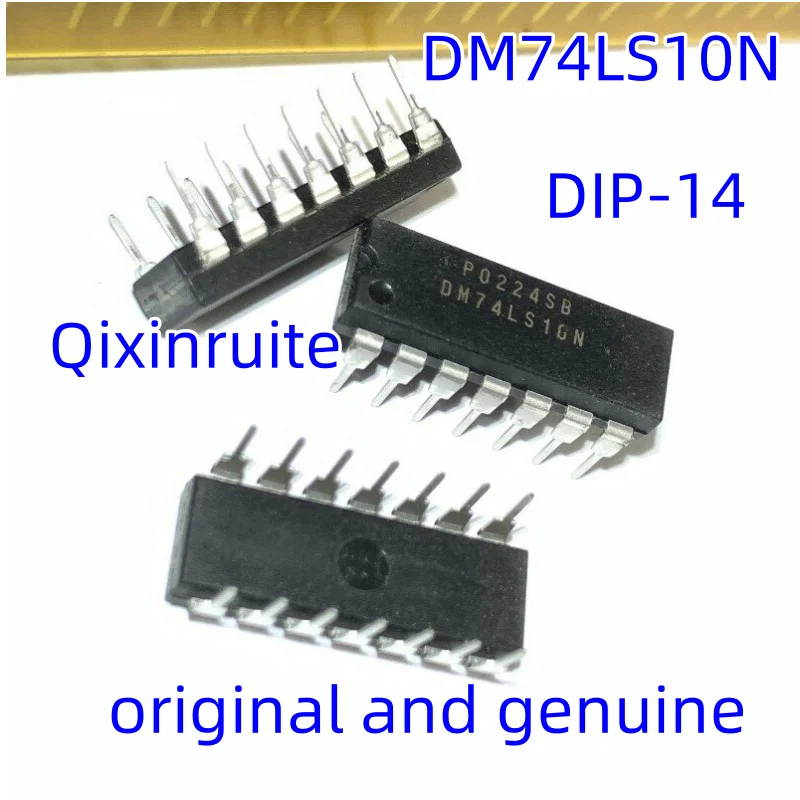 Qixinruite  New original DM74LS10N DM74LS191N DM7404N DIP direct insert synchronous addition and subtraction counter chip