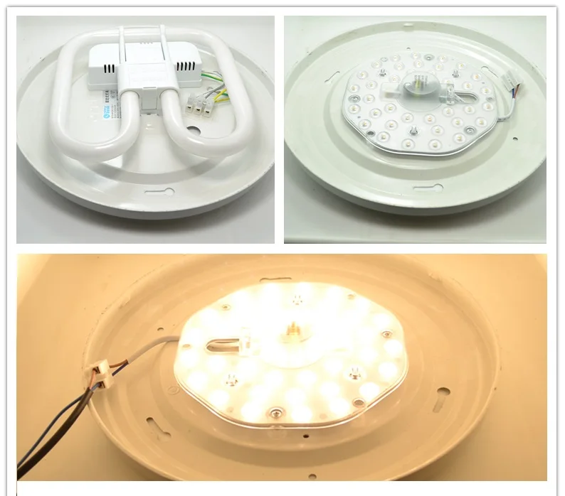 Panel de luz Led redondo montado en superficie, lámpara de techo descendente magnética, 12W, 18W, 24W, 36W, 110-220V