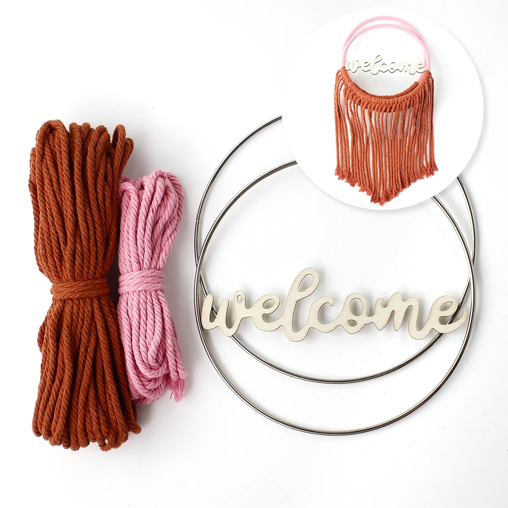 Bohemian Round Basket Weaving Kit 2