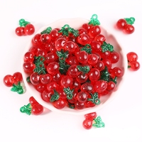 5Pcs Acrylic Strawberry Beads Beautiful Multicolor Beads Handmade Diy Necklace Bracelet Jewelry Handmade Beads Accessories