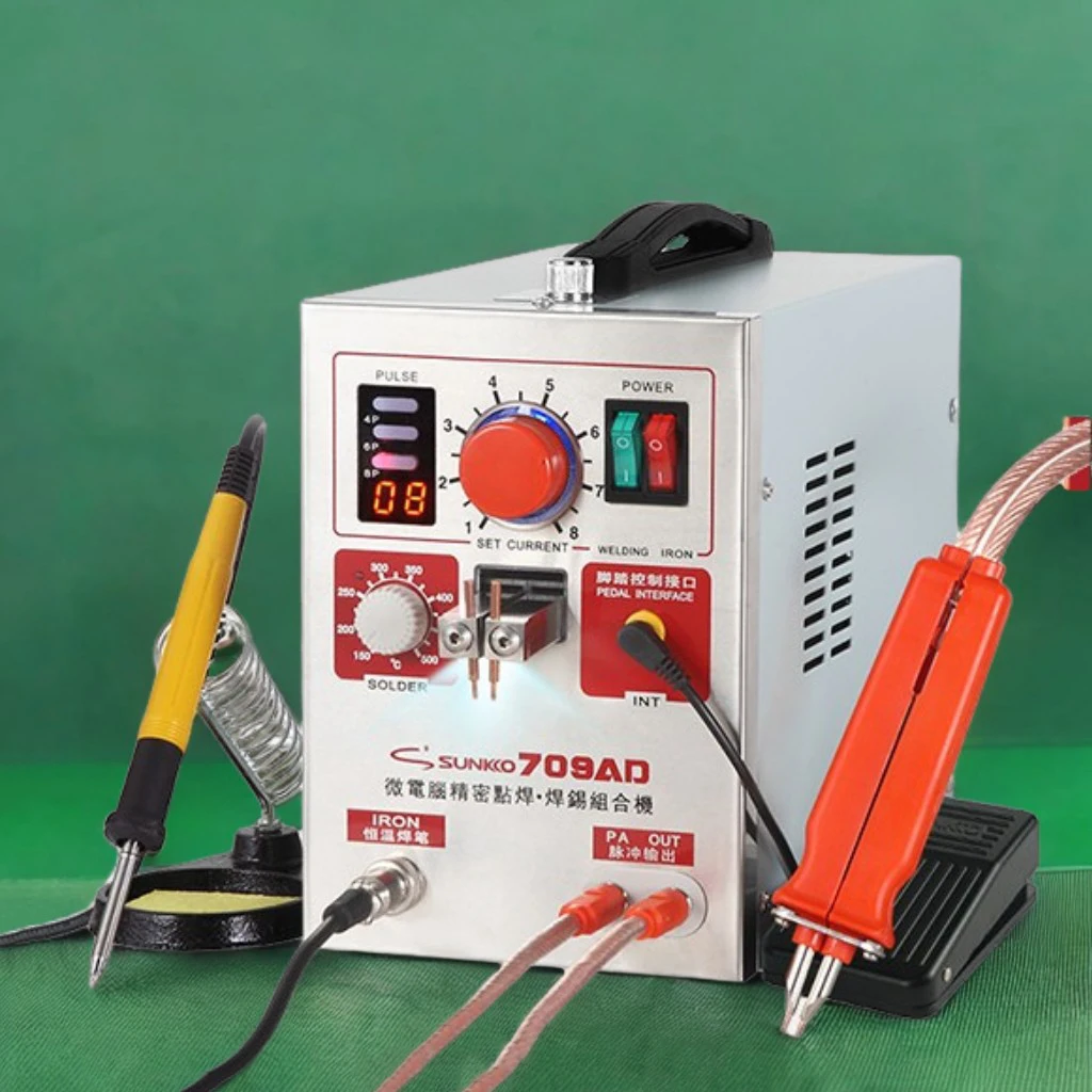 

3.2KW SUNKKO 709AD battery spot welder with 70B pen for 18650 spot welder