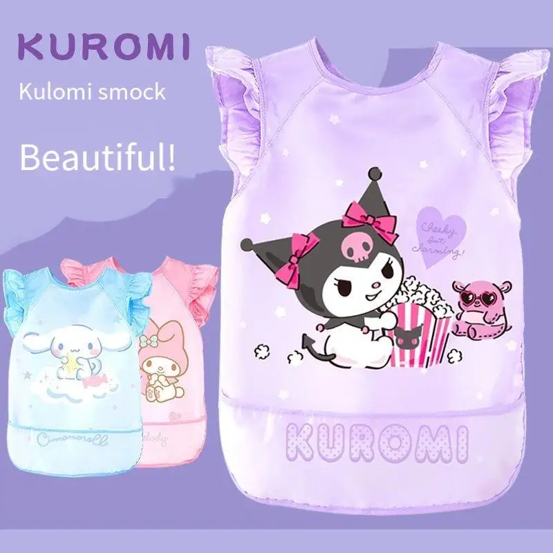

Детский фартук Sanrios Hello Kittys Kawaii нагрудник милое пальто домашняя мода повседневный комфортный простой портативный принт подарок на день рождения