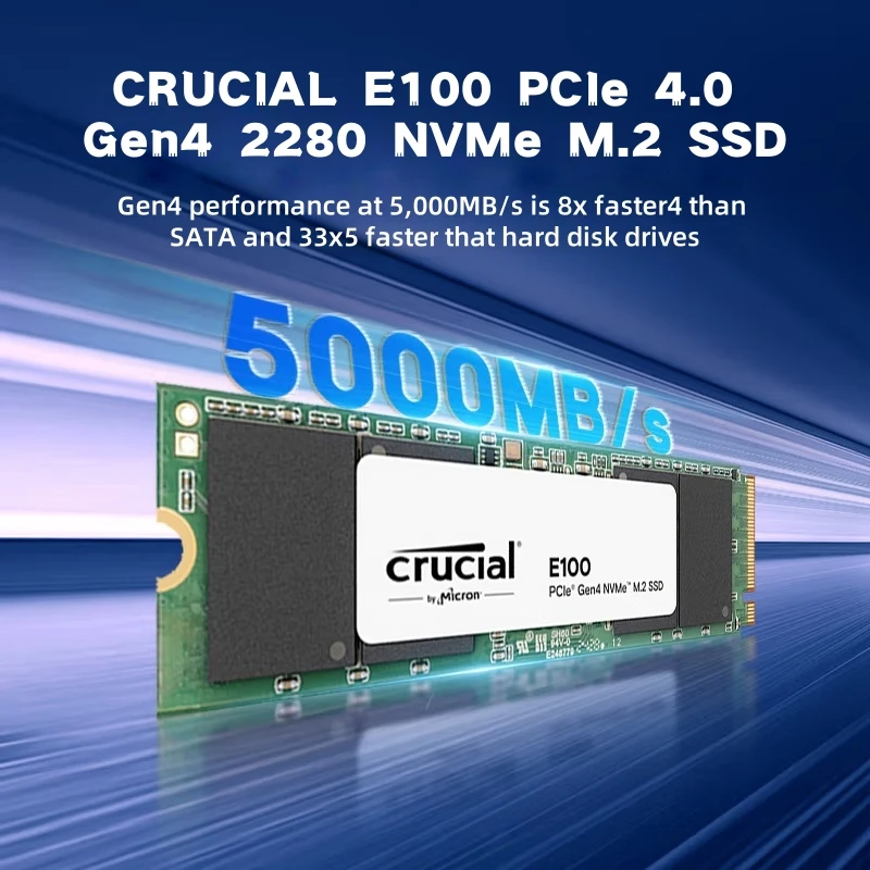 Crucial E100 2TB SSD Review: Is This the Best Budget PCIe 4.0