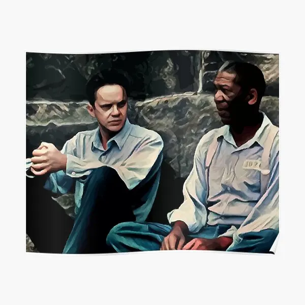 The Shawshank Redemption Andy Dufresne  Poster Art Painting Print Wall Decoration Funny Modern Decor Home Picture Room No Frame