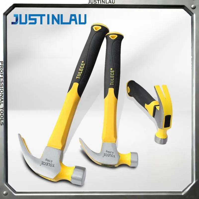 

Многофункциональный магнитный молоток JUSTINLAU 1 шт. в форме овечьего рога, мини-молоток, ручной инструмент, хозяйственный инструмент