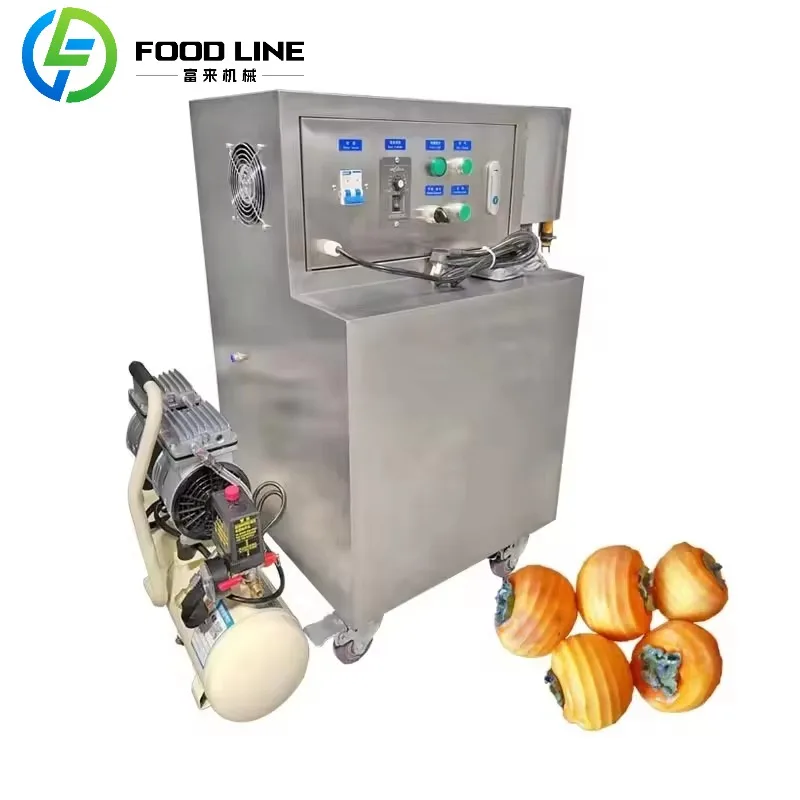 Máquina industrial de descascar frutas, removedor automático de pele para maçã, laranja, kiwi, caqui para processamento de alimentos