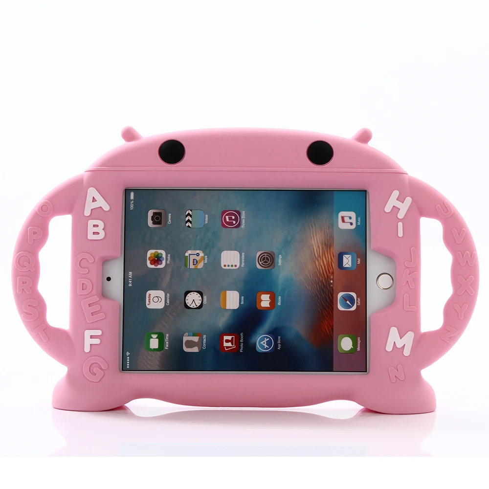 

For iPad Air 5 Case Kids Protective Tablet Hand Holder Case For iPad 2 3 4 Mini 6 10th 10.9 2022 9.7 5th 6th Pro 11 Stand Cover