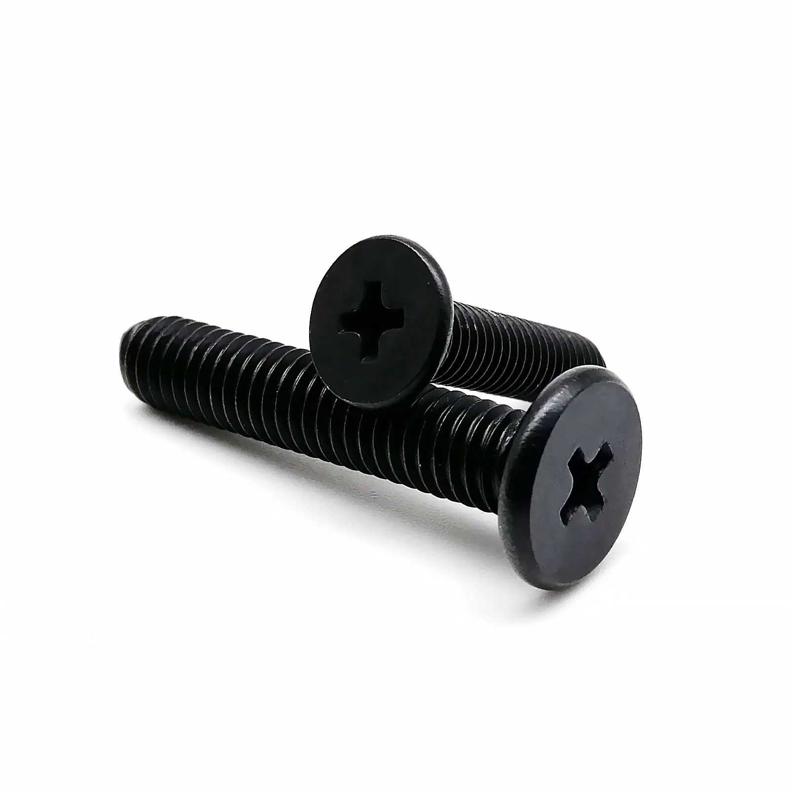 HZYUEGOU M1.6 M2 M2.5 M3 M4 M5 M6 Schwarz 304 Edelstahl Laptop Computer Phillips Ultra Dünne Flachkopfschraube – Detail 4