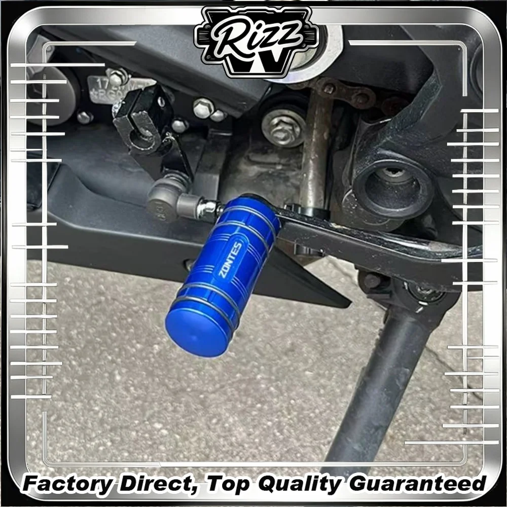 FOR ZONTES 703F Extended Gear Shift Lever And Wider Brake Footpeg for Thick Riding Boots - Comfortable Stepping Stroke Expansion