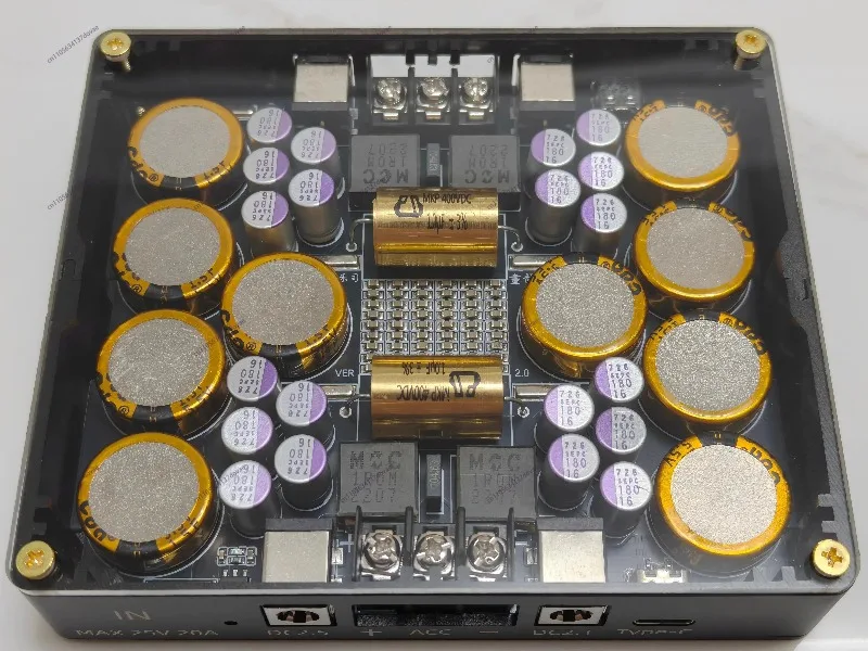 Audio V2 5V-25V 8A Suitable for Switching Power Supply and Linear Power Supply Sound Card DAC Raspberry Pi Amplifier