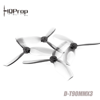 4 pairs  HQPROP DT90mmx3 D90/T90, Aperture 1.5mm/5mm, 3.5-inch, Three Blade Propeller, Used For RC DIY FPV Racing Drone