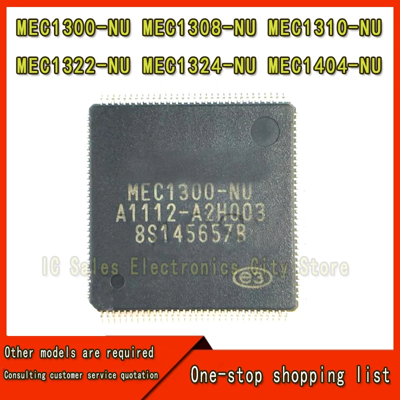 (2-5piece)100% New MEC1300-NU MEC1308-NU MEC1310-NU MEC1322-NU MEC1324-NU MEC1404-NU QFP-128 Chipset