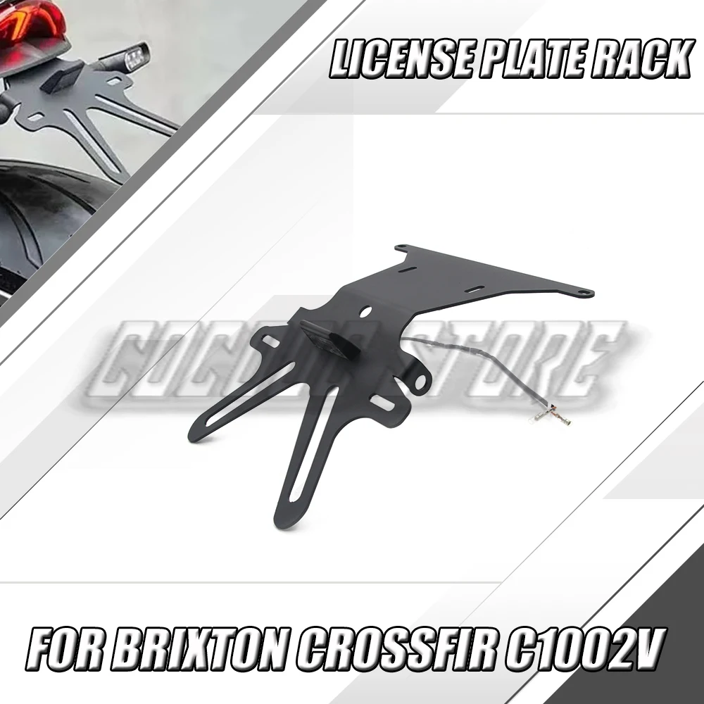 

FIT C1002V New For Brixton Crossfir C1002V C 1002V Motorcycle Tail Mount License Plate Bracket Rear Bracket Accessories