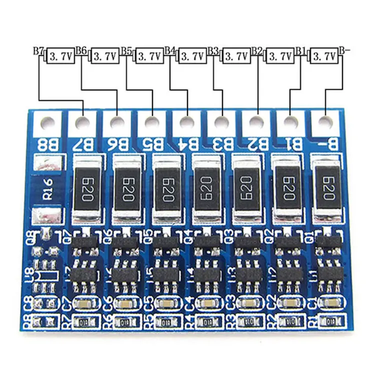 7S 3.6V 22.4V LiFePO4 Balancer Board  LF Balancing Full Charge Battery  Board