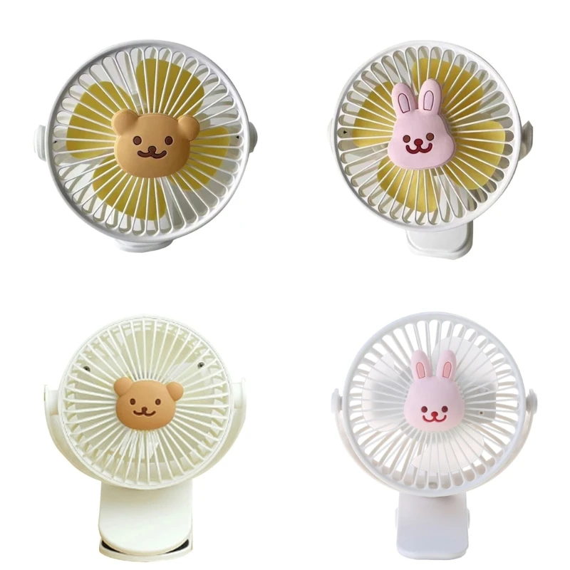 

Portable Fan Mini Clip-on Fan Low Noise Silent Cooling Fan Rechargeable Fan Desktop Cooler for Outdoor Travel Drop shipping