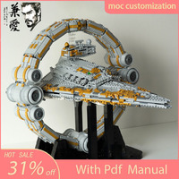 Moc-75394 The Eye of Sion Incl Thrawn's Chimaera Imperial Star Destroyer Model Building Blocks Diy Creative Assembly Toys Gift