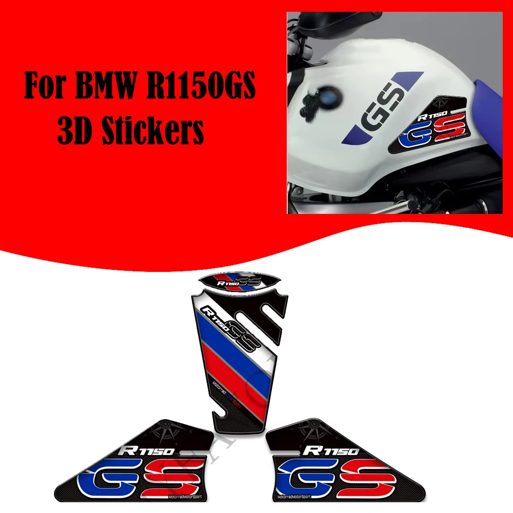 

NEW Motorcycle Tank Knee Pad Grips Stickers Decals Protector Gas Fuel Oil Kit ADV Adventure For BMW R1150GS R 1150 GS R1150 GSA