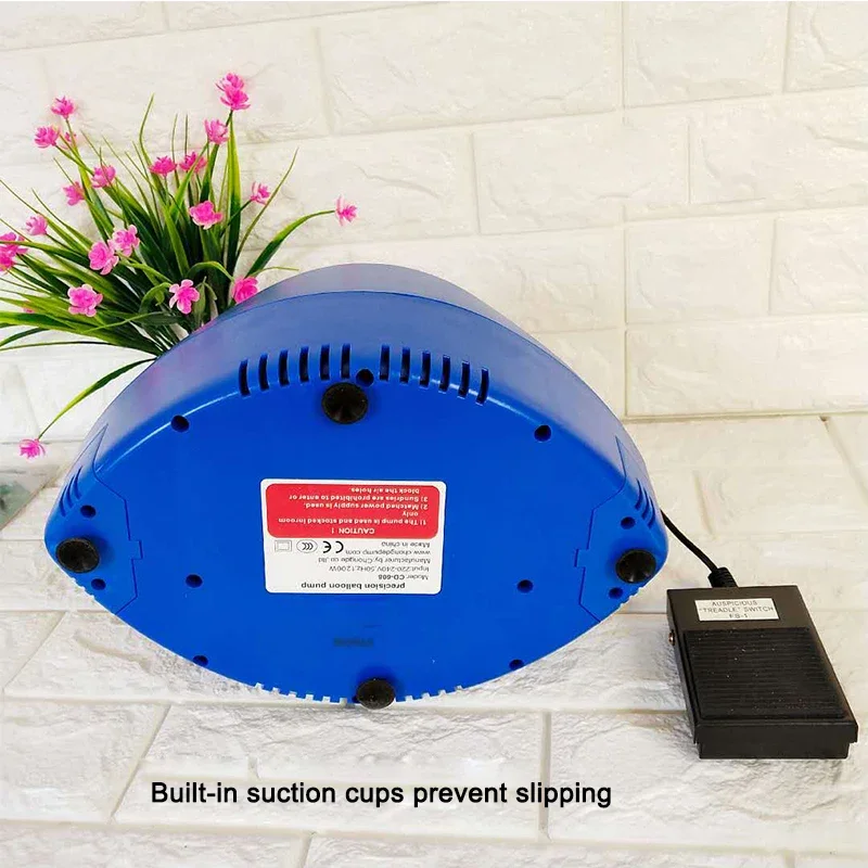 CD608 Baru Inflator Penghitung Waktu Kuantitatif Baru Dilengkapi dengan Satu Set Fungsi Bola Pompa Balon Listrik Portabel