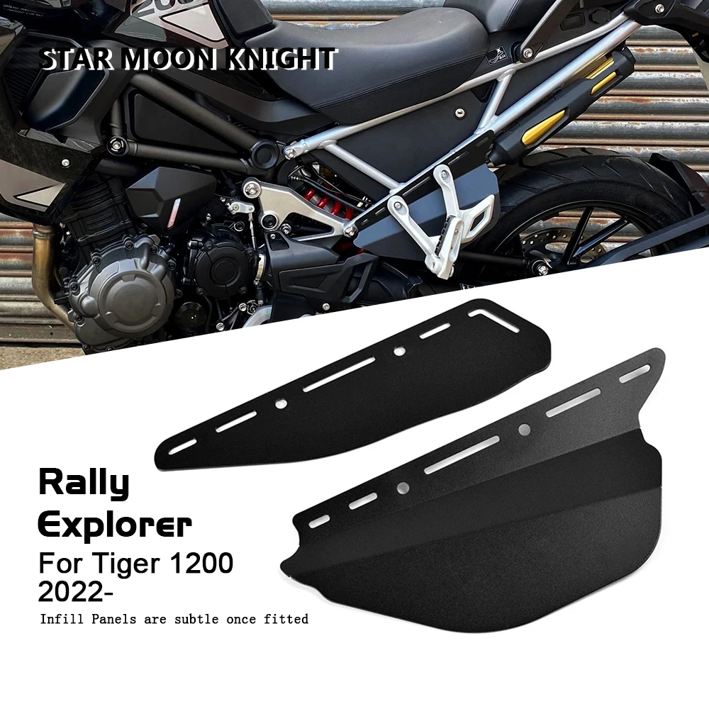 

Passenger Splash Guard Infill Panels Foot Pedal Footrest Fender Mudguard For Tiger 1200 Tiger1200 GT Pro Rally Explorer 2022 -