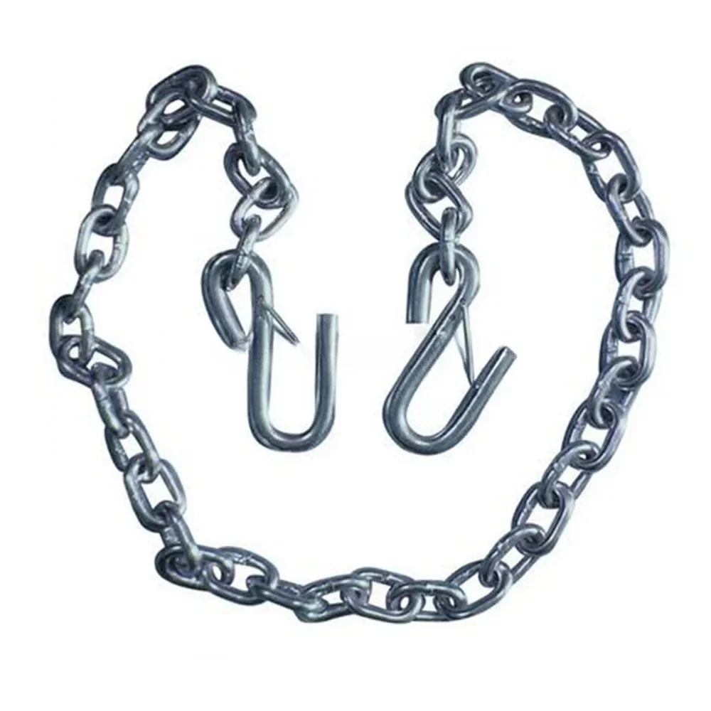 Trailer Safety Chain with Hooks Both End Galvanized Link Chain