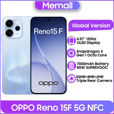 Смартфон Oppo Reno 15F, 12/512ГБ, global