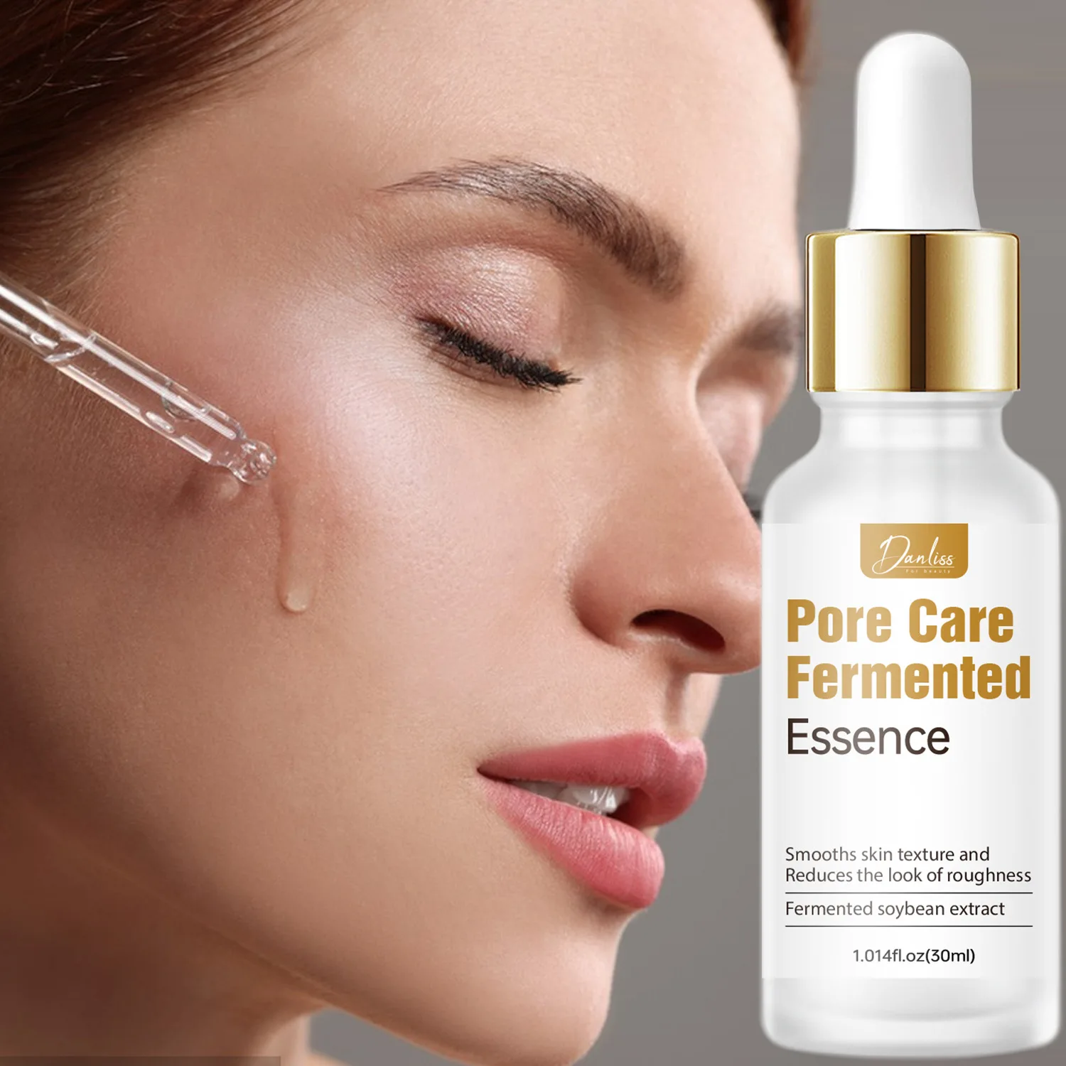 Pore Care Fermented Essence – Lightweight Dropper Serum,Reduce Roughness, Refine Pores & Boost Radiance for Daily Skincare.