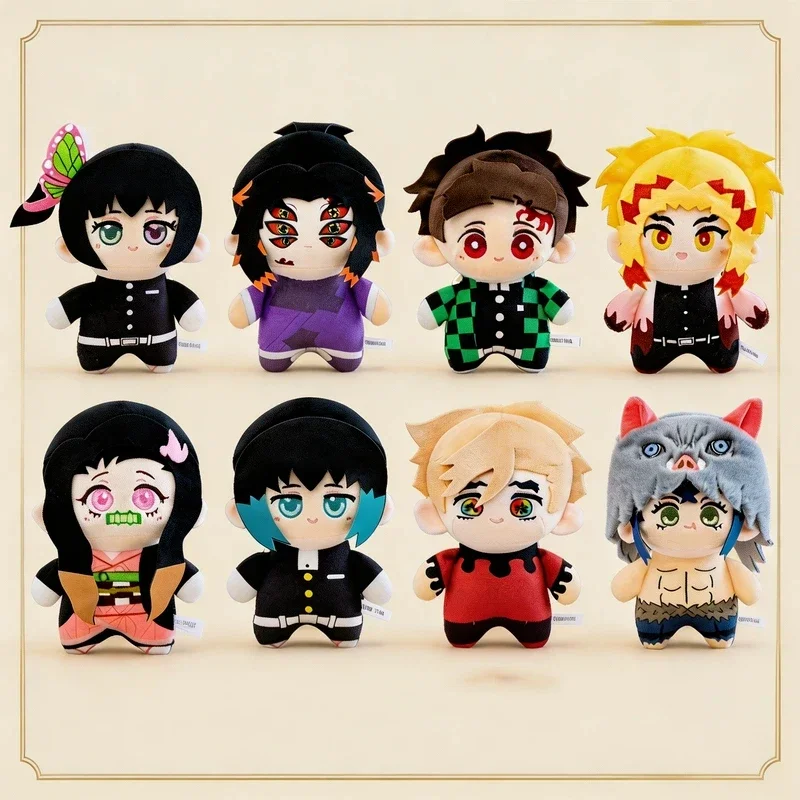 HOT Bandai Anime Ghost Slayer Blade Tanjiro Nezuko Game Peripheral for kids gifts Doll Kawaii Pillow figure display Plush Doll
