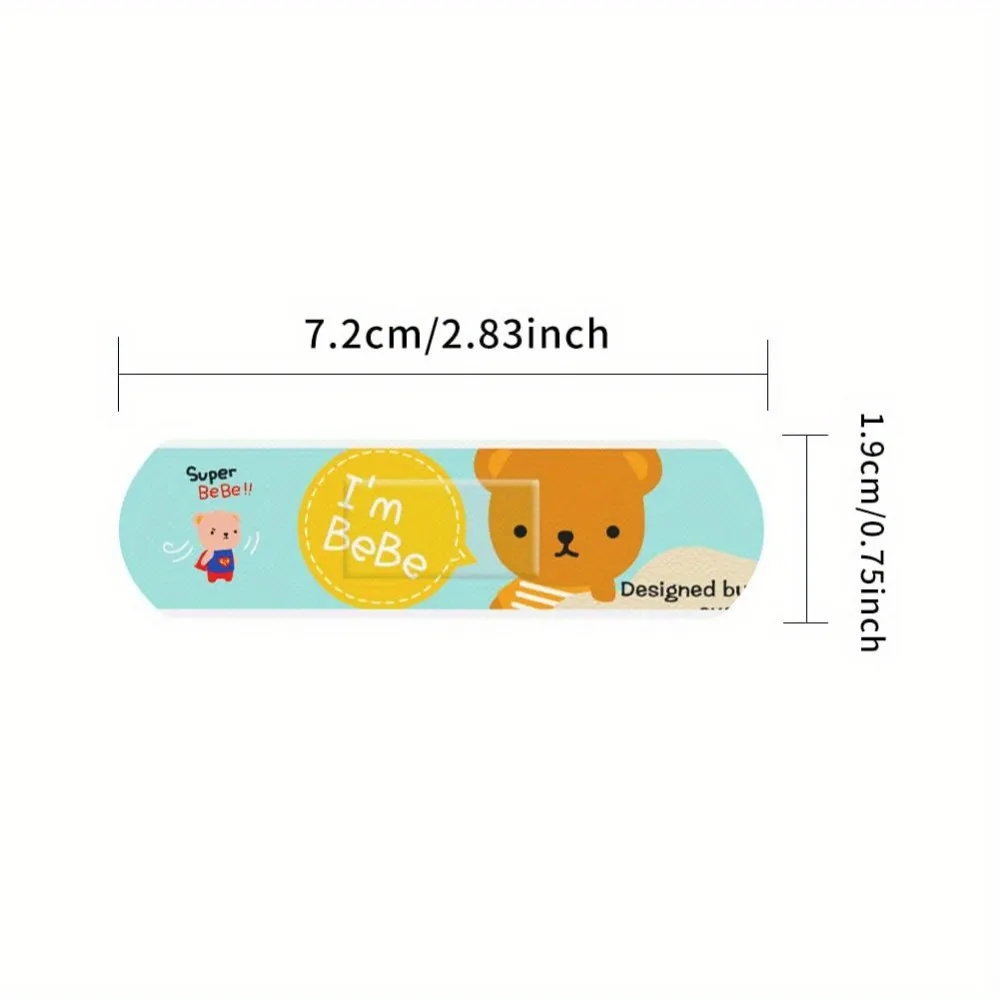 20Pcs Waterproof Breathable Cute Cartoon Band Aid Hemostasis Adhesive Bandages Sterile Stickers First Aid Emergency Kit