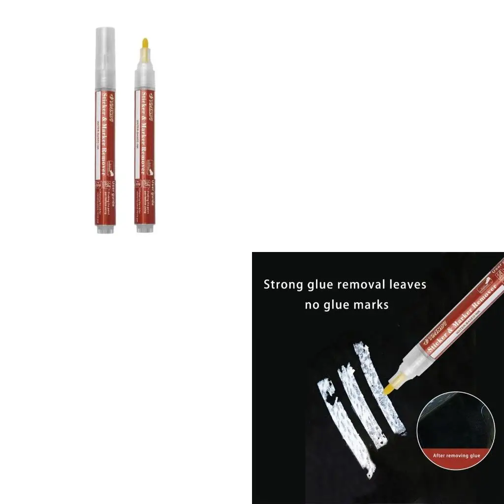  Adhesive Remover Pen Sticker Remover for Removing Adhesives Double Side Tape Strong Adhesive Removal Without Residues