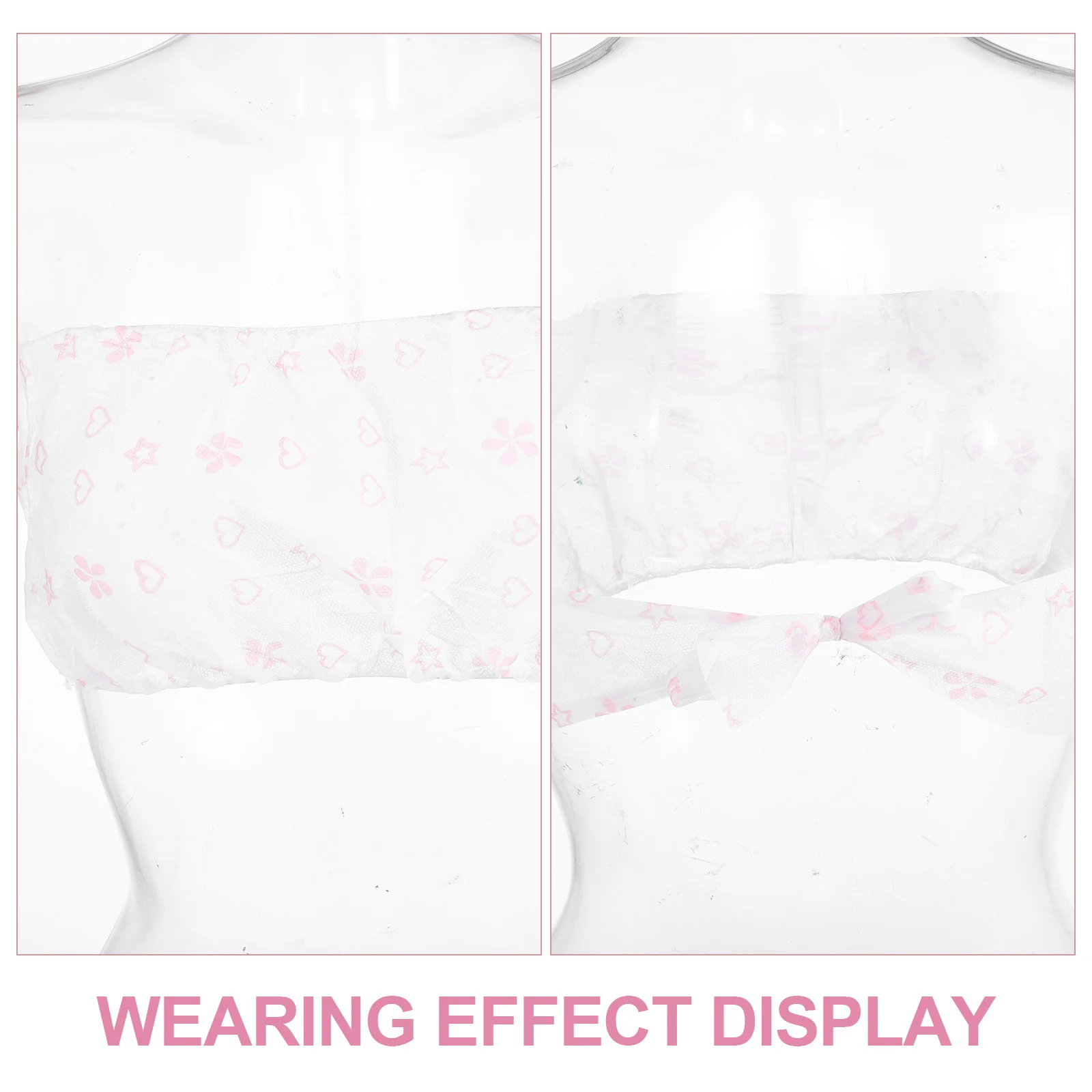 20 قطعة حمالات الصدر القابل للتصرف النساء غير المنسوجة النسيج تنفس سبا صالون تمتد العصابة الصدرية حمالات الصدر القابل للتصرف للنساء #4