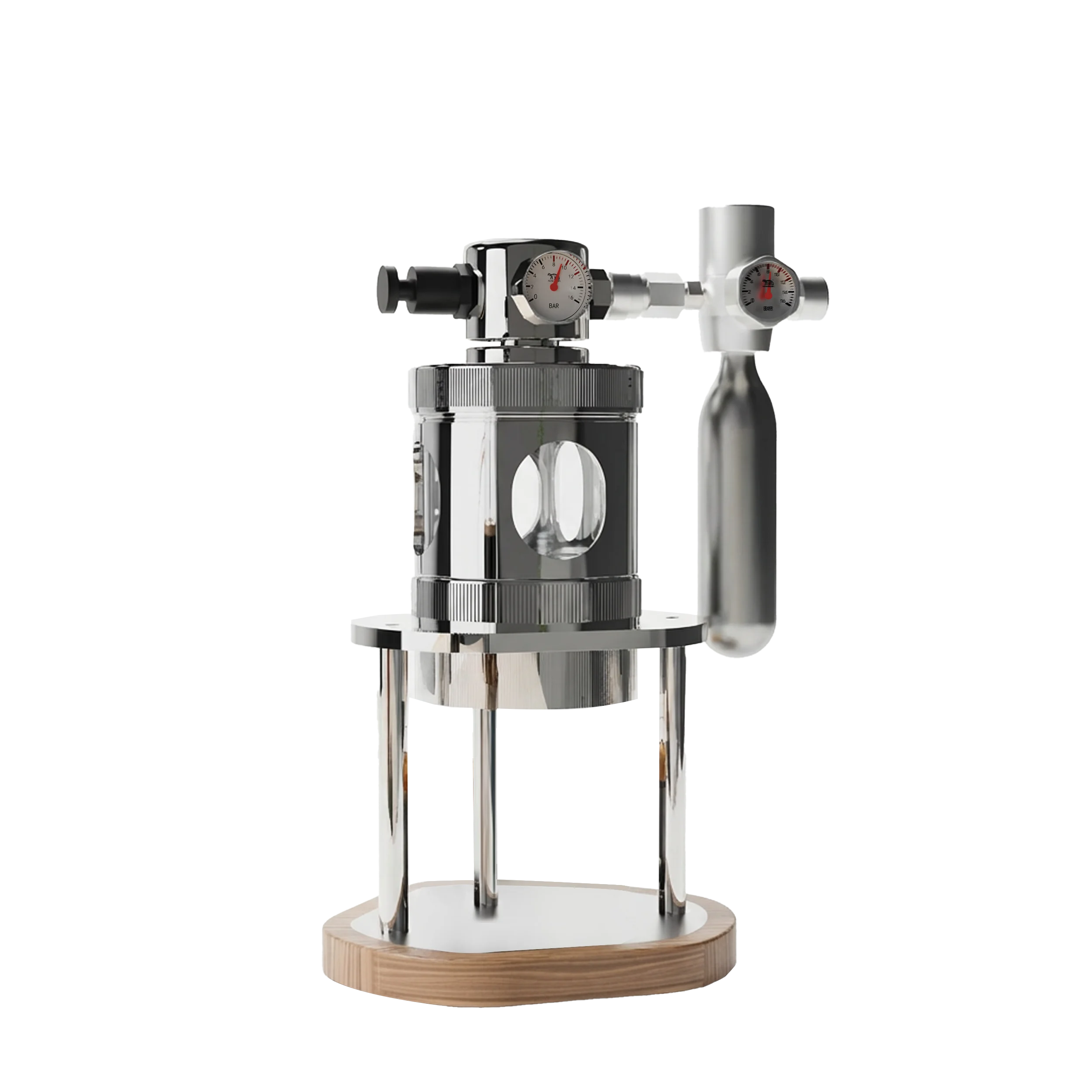 Customized Logo Oem High Pressure Extraction Professional Espresso Machine Outdoor Pneumatic Hand Coffee Maker With Gift Box