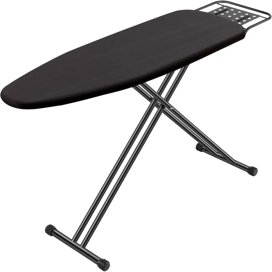 

Full Size Ironing Board 15" X 47" with Heat Resistant Cover and Thicken Felt Pad, Safety Iron Rest, Heavy Duty,Anti-Skid Feet, H