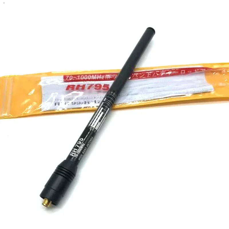 Banggood RH795 RH-795 2.15dBi Wide-band 70-1000MHz Max.10W SMA Female Plug HT/Scanner Telescopic Whip Portable Radio Antenna