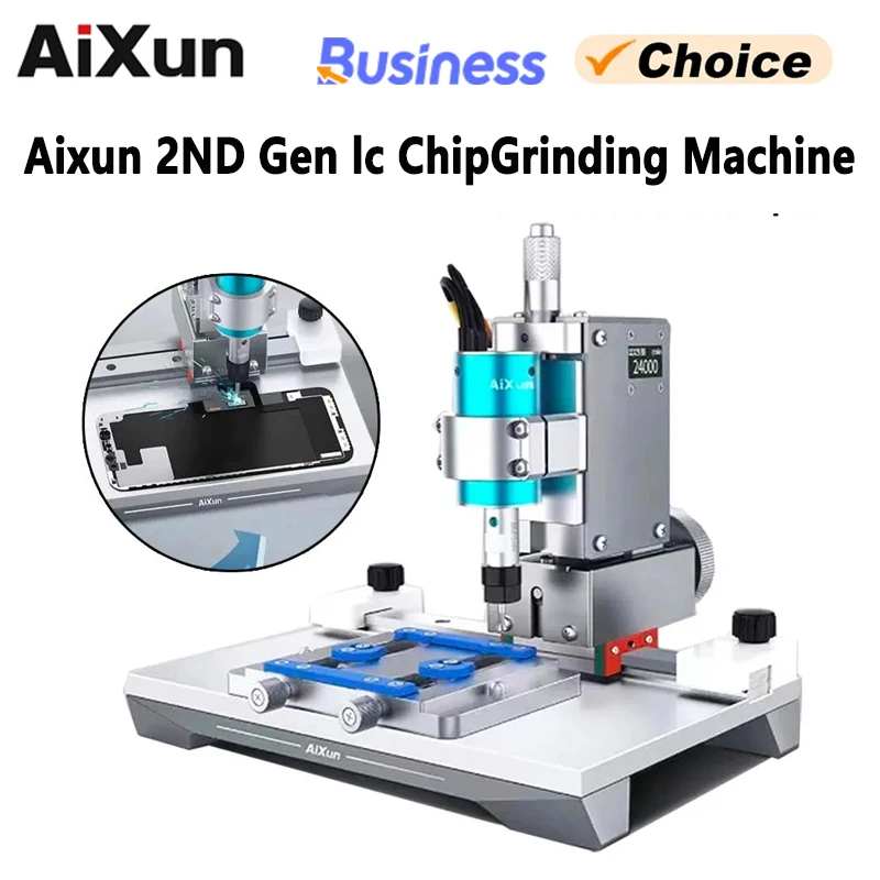 JCID Aixun 2ND Gen IC Chip Grinding Machine For Touch IC CPU Nand CNC Motherboard Grinder Polishing Maintenance Platform Tools