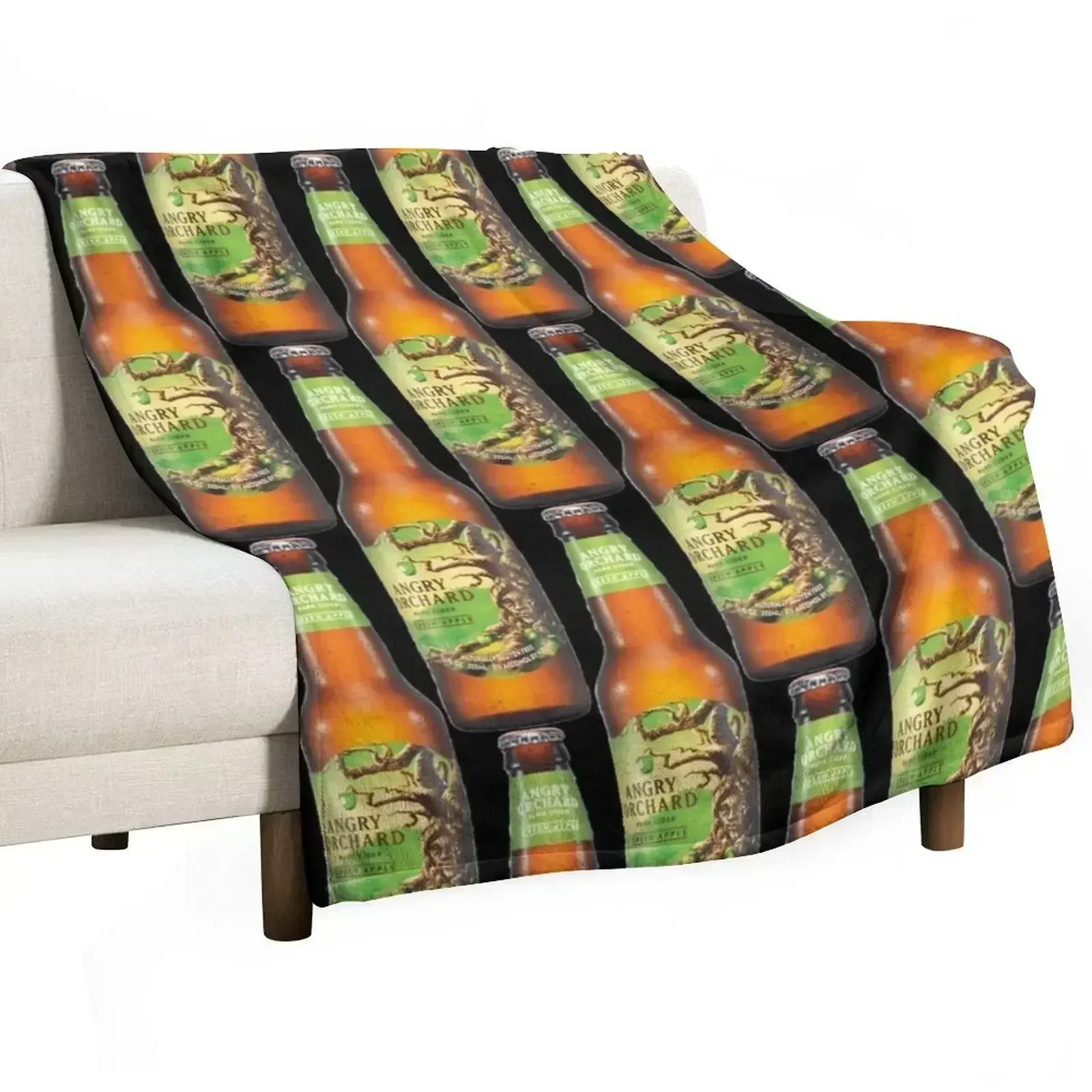 Angry Orchard - Cobertor de Cidra Dura com Design Moderno, Cobertor Macio para Decoração de Casa