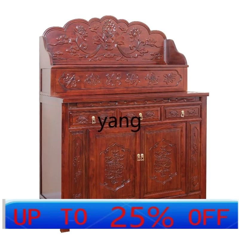 LMM Household Three-layer Buddhist Shrine Standing Cabinet Rural Zhongtang Shrine
