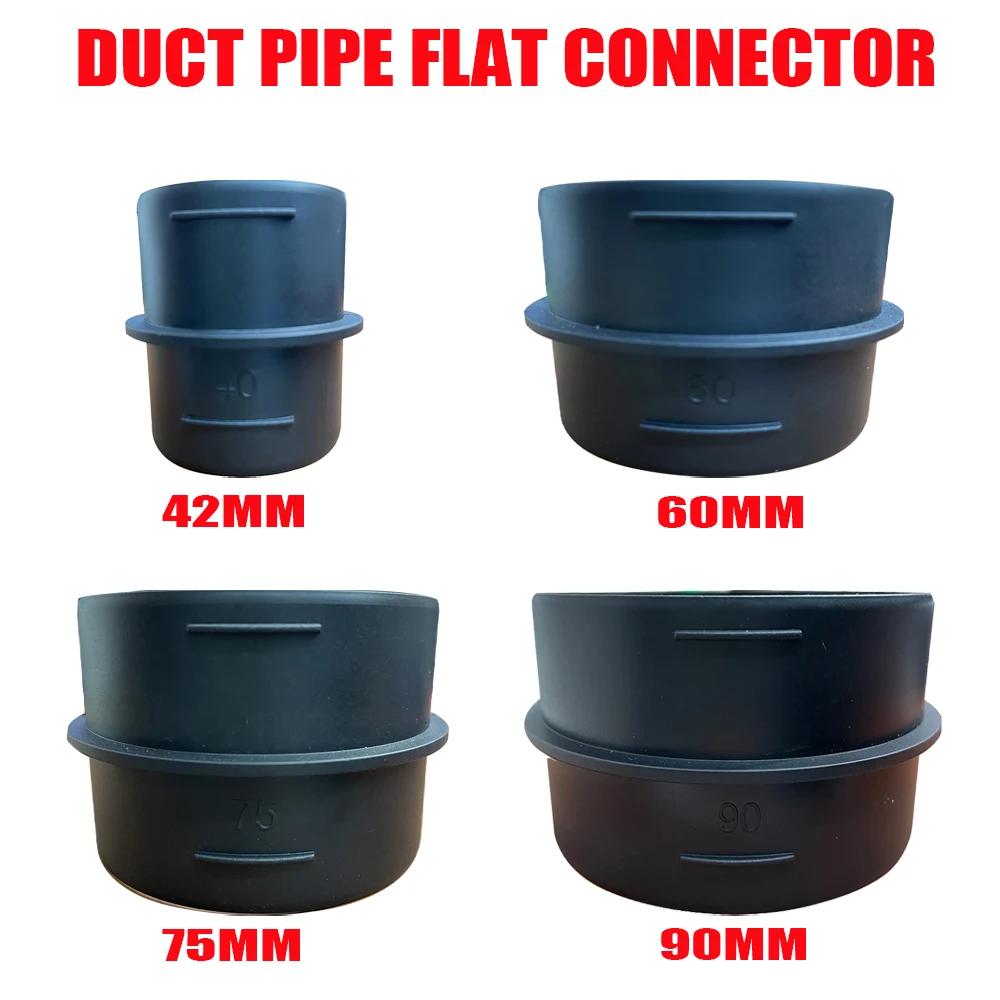 

42/60/75/90mm Car Heater Ducting Reducer Hose Tube Connector Heater Ducting Pipe Joiner Connector for Eberspacher Webasto